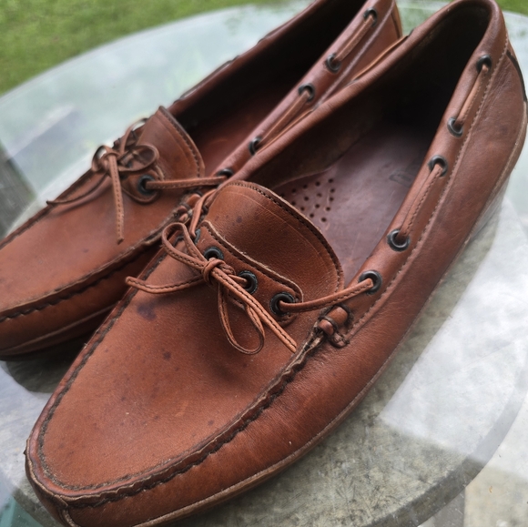 Dexter Size 12 Leather Loafers Boat Shoes Slip On Nwot - Picture 1 of 8